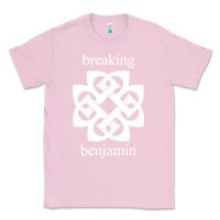 Bubblegum Pink BREAKING BENJAMIN - BLACK AND WHITE Classic Tee - linhVisuals