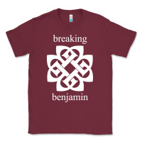 Burgundy BREAKING BENJAMIN - BLACK AND WHITE Classic Tee - linhVisuals