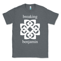 Charcoal Heather BREAKING BENJAMIN - BLACK AND WHITE Classic Tee - linhVisuals