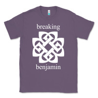 Lavender BREAKING BENJAMIN - BLACK AND WHITE Classic Tee - linhVisuals
