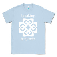 Dusty Blue BREAKING BENJAMIN - BLACK AND WHITE Classic Tee - linhVisuals