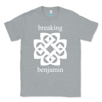 Heather Grey BREAKING BENJAMIN - BLACK AND WHITE Classic Tee - linhVisuals