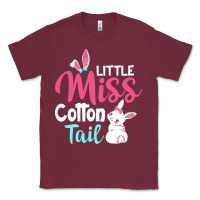 Burgundy little miss cottontail easter Classic Tee - linhVisuals