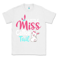 White little miss cottontail easter Classic Tee - linhVisuals