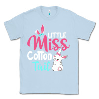Dusty Blue little miss cottontail easter Classic Tee - linhVisuals
