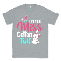 Heather Grey little miss cottontail easter Classic Tee - linhVisuals