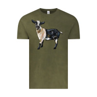 Vintage Olive Tennessee Fainting Goat Vintage Tee - LillyAllenDesigns