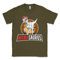 Army Green mamasaurus Classic Tee - linhVisuals