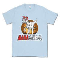 Dusty Blue mamasaurus Classic Tee - linhVisuals