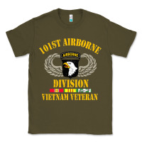 Army Green Airborne 101st division Classic Tee - linhVisuals