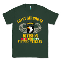 Sports Green Airborne 101st division Classic Tee - linhVisuals