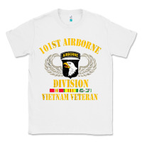 White Airborne 101st division Classic Tee - linhVisuals