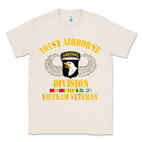 Natural Airborne 101st division Classic Tee - linhVisuals