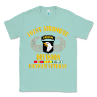 Seafoam Airborne 101st division Classic Tee - linhVisuals