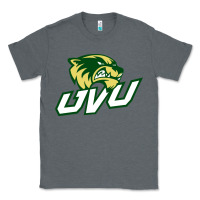 Charcoal Heather UVU, education Classic Tee - linhVisuals