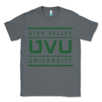 Charcoal Heather uvu, utah valley, education Classic Tee - linhVisuals