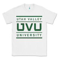 White uvu, utah valley, education Classic Tee - linhVisuals
