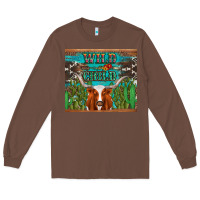 Chestnut whild child longhorn  cactus cowhide Long Sleeve Tee - Artiststas