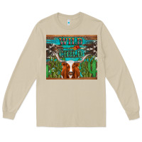 Mushroom whild child longhorn  cactus cowhide Long Sleeve Tee - Artiststas