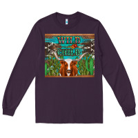 Plum whild child longhorn  cactus cowhide Long Sleeve Tee - Artiststas