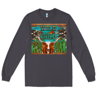 Smoke whild child longhorn  cactus cowhide Long Sleeve Tee - Artiststas