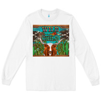 White whild child longhorn  cactus cowhide Long Sleeve Tee - Artiststas