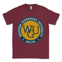 Burgundy wgu, studies in utah Classic Tee - linhVisuals