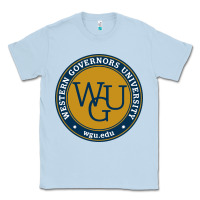 Dusty Blue wgu, studies in utah Classic Tee - linhVisuals