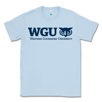 Dusty Blue w governors, education, wgu Classic Tee - linhVisuals