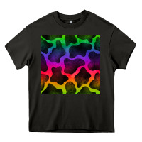 Asphalt colorful cow seamless pattern Heavy Core Tee - BundleAndBundleShop