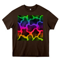 Chocolate Brown colorful cow seamless pattern Heavy Core Tee - BundleAndBundleShop
