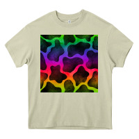 Mossy colorful cow seamless pattern Heavy Core Tee - BundleAndBundleShop