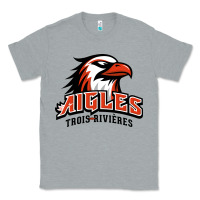 Heather Grey trois rivières aigles Classic Tee - linhVisuals