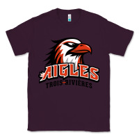 Plum trois rivières aigles Classic Tee - linhVisuals