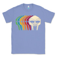 Colony Blue Retro Mask Doom Classic Tee - linhVisuals