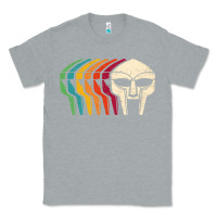 Heather Grey Retro Mask Doom Classic Tee - linhVisuals