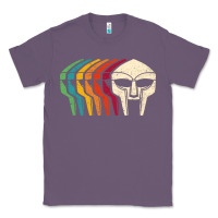 Lavender Retro Mask Doom Classic Tee - linhVisuals