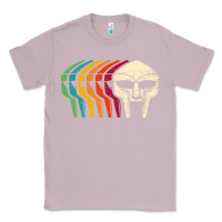 Lilac Retro Mask Doom Classic Tee - linhVisuals