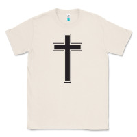 Natural Cross Classic Tee - linhVisuals