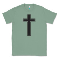 Sage Cross Classic Tee - linhVisuals