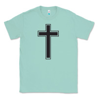 Seafoam Cross Classic Tee - linhVisuals