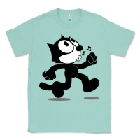 Seafoam felix the black cat music Classic Tee - linhVisuals