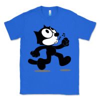 True Royal felix the black cat music Classic Tee - linhVisuals