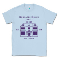 Dusty Blue nonnatus house  blue ink Classic Tee - linhVisuals