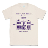 Natural nonnatus house  blue ink Classic Tee - linhVisuals