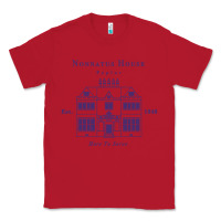 Red nonnatus house  blue ink Classic Tee - linhVisuals