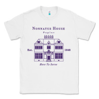 White nonnatus house  blue ink Classic Tee - linhVisuals