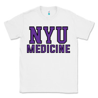 White nyu medicine Classic Tee - linhVisuals