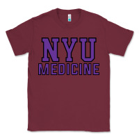 Burgundy nyu medicine Classic Tee - linhVisuals
