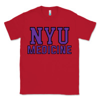 Red nyu medicine Classic Tee - linhVisuals